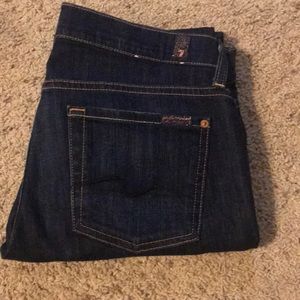 7 for mankind ankle jeans size 28